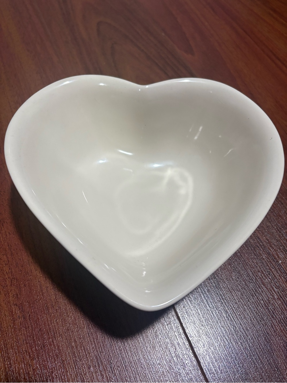 Longeberger woven traditions heart shaped bowl